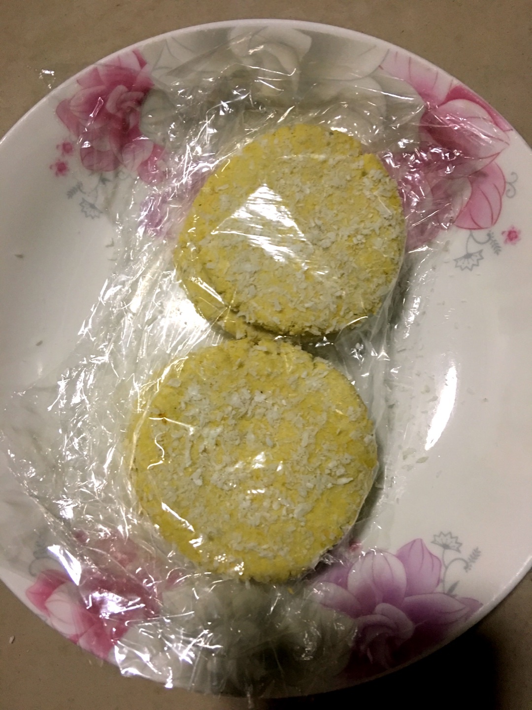 寶寶輔食之南瓜椰蓉糯米餅的做法 步骤3