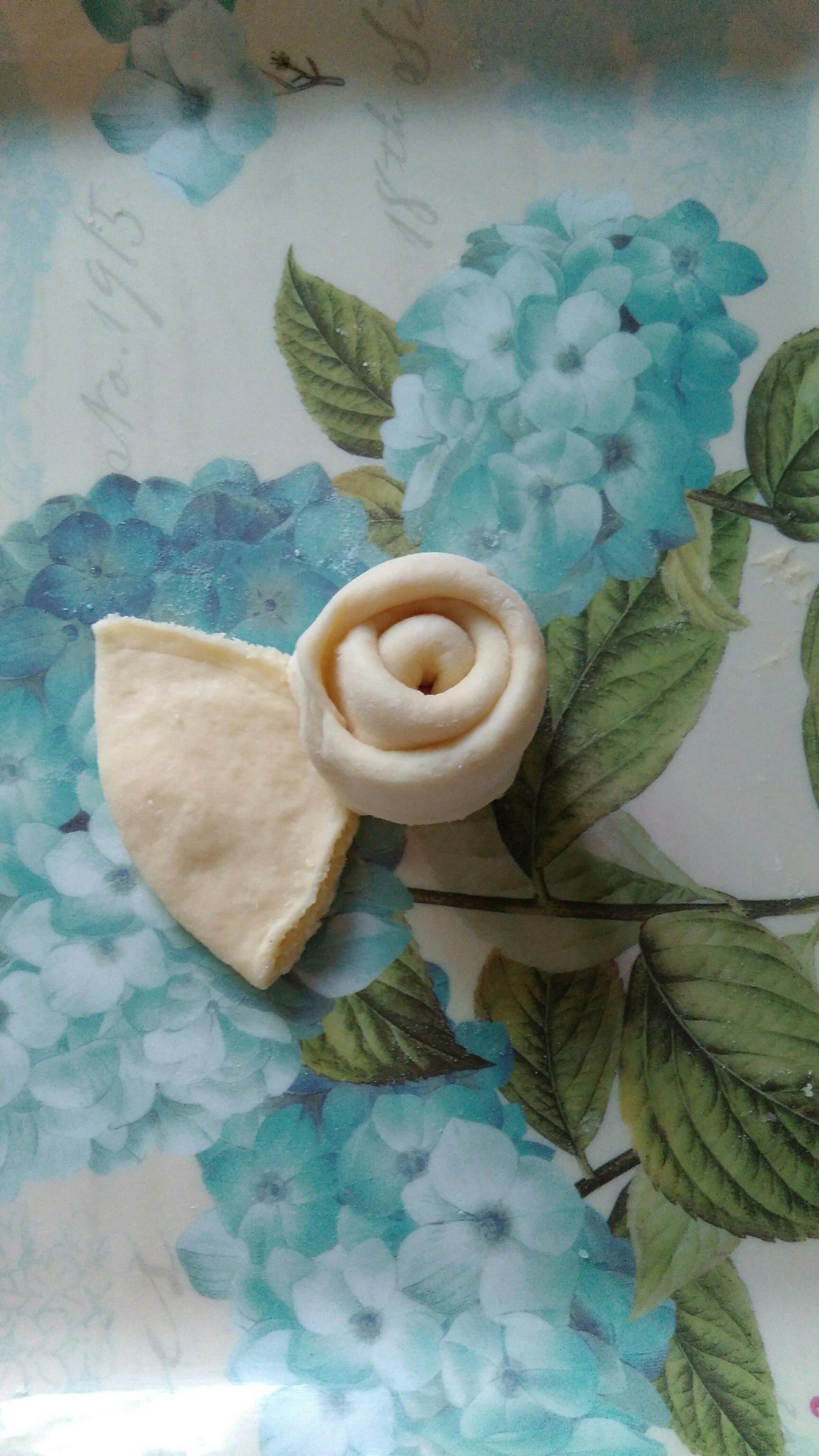 椰蓉玫瑰花面包（系列二）的做法 步骤10