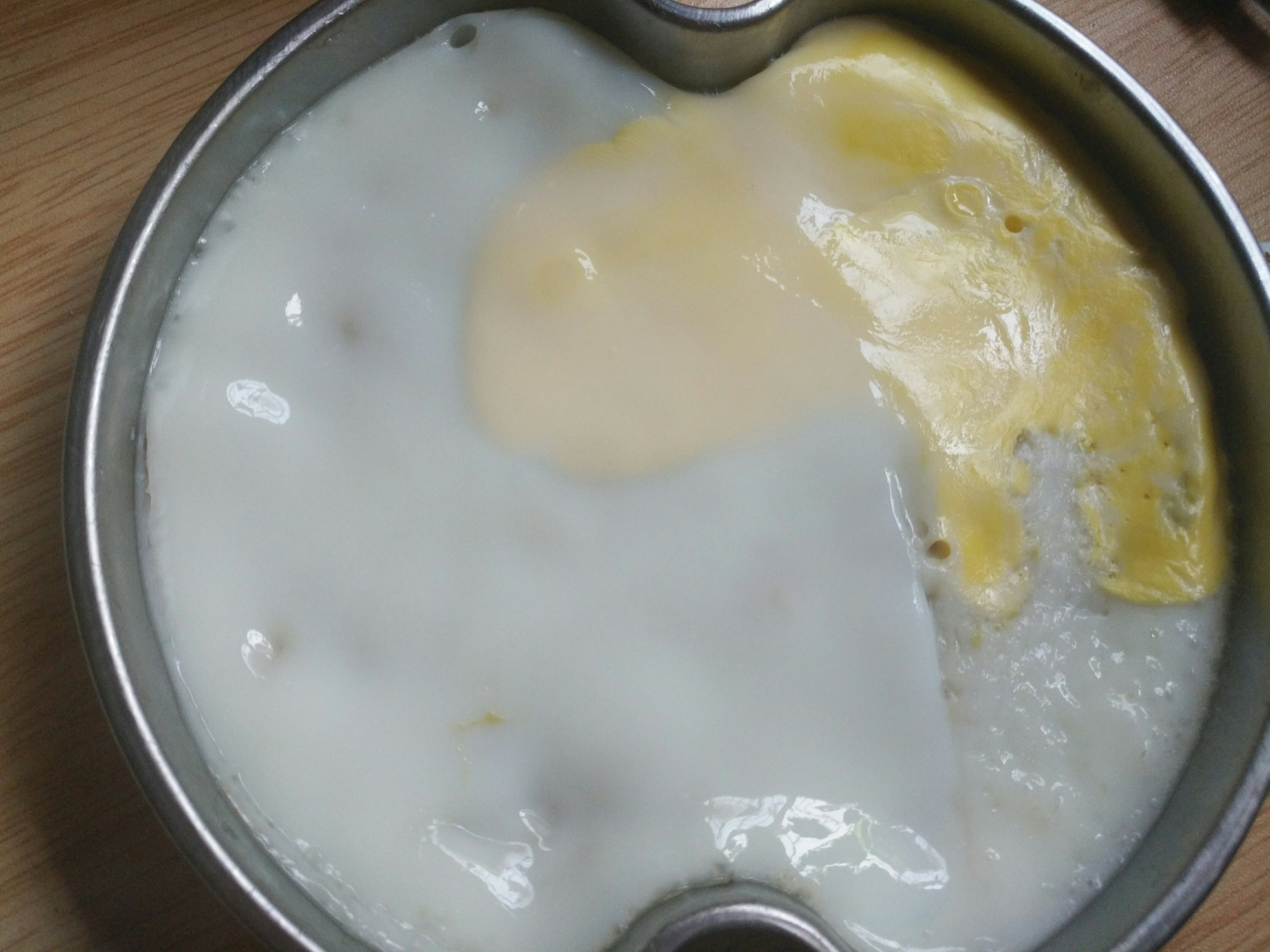 鹹味燕麥餅「攤」雞蛋（蒸蛋器版）的做法 步骤3
