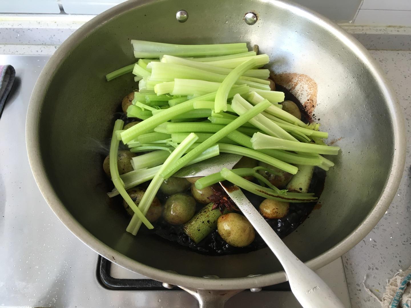醬鹹菜－小土豆豇豆芹菜的做法 步骤8