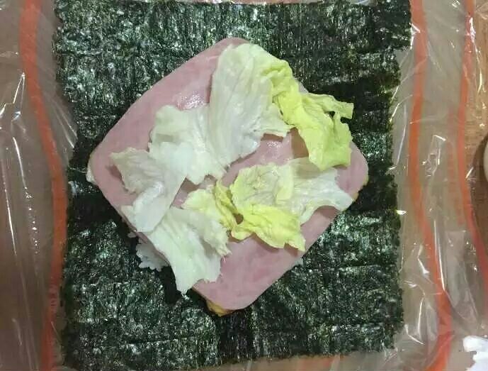 海苔米飯三明治的做法 步骤4