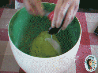 椰香玫瑰饅頭（綠玫瑰&芒果黃饅頭）的做法 步骤9
