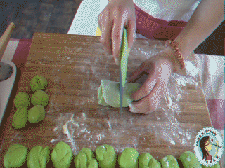 椰香玫瑰饅頭（綠玫瑰&芒果黃饅頭）的做法 步骤16