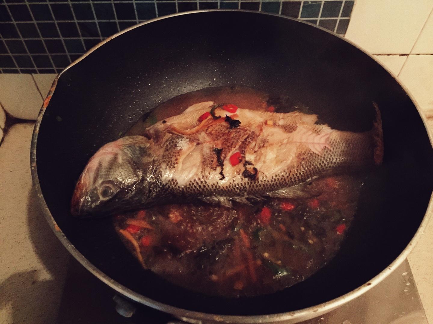 紅燒鱸魚—香辣味的做法 步骤7