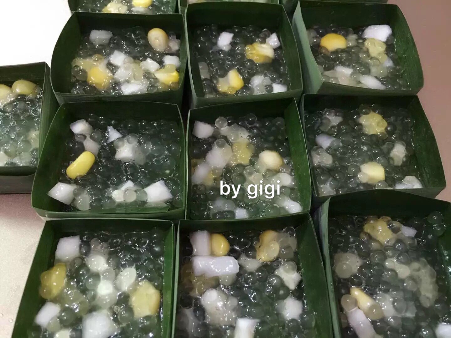泰國椰汁西米糕- 更新班蘭盒子製作圖的做法 步骤12