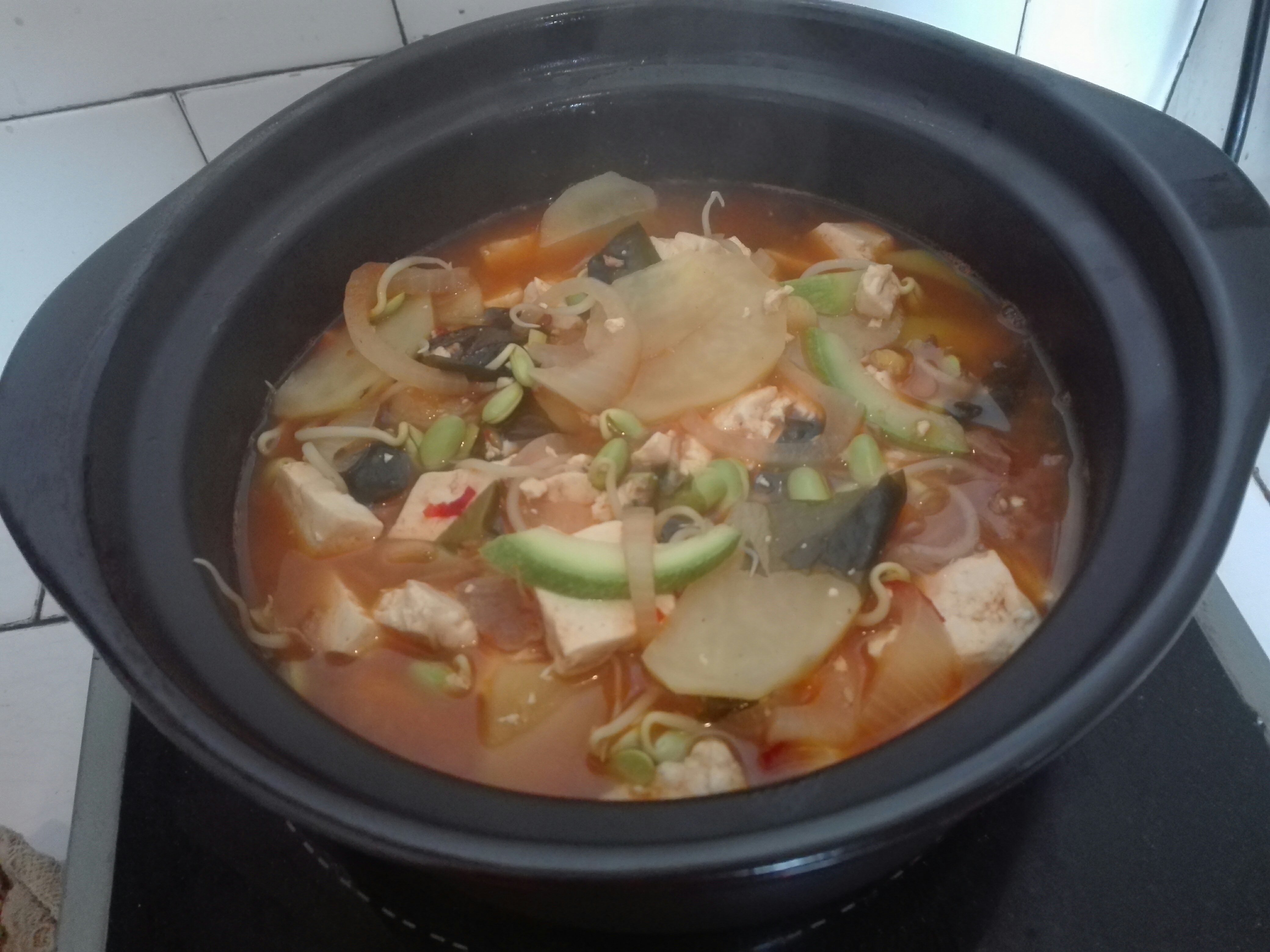 【韓式大醬湯】的做法 步骤3