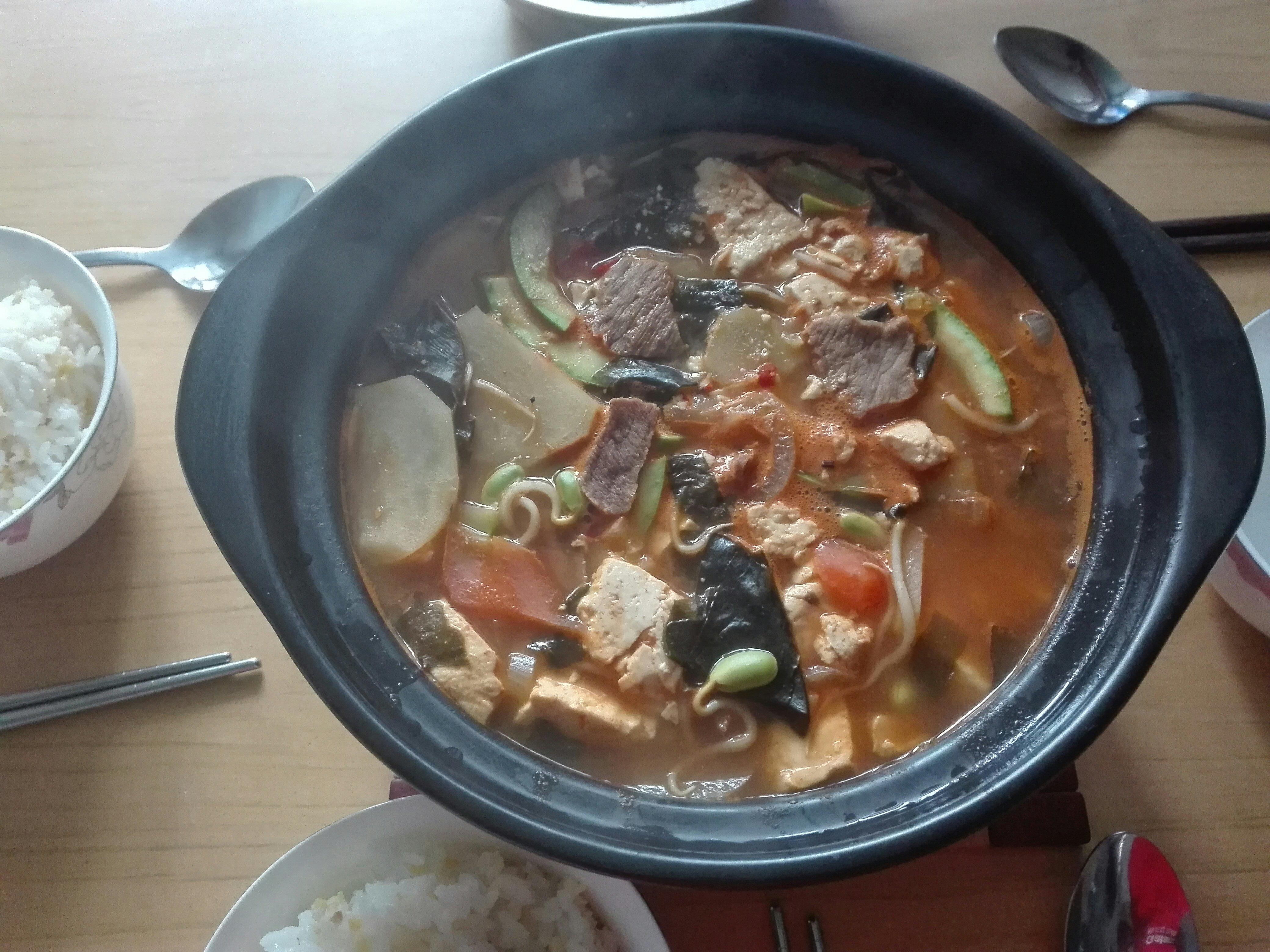 【韓式大醬湯】的做法 步骤5
