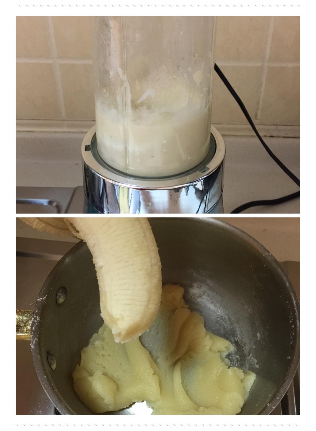 香蕉戚風蛋糕杯的做法 步骤4