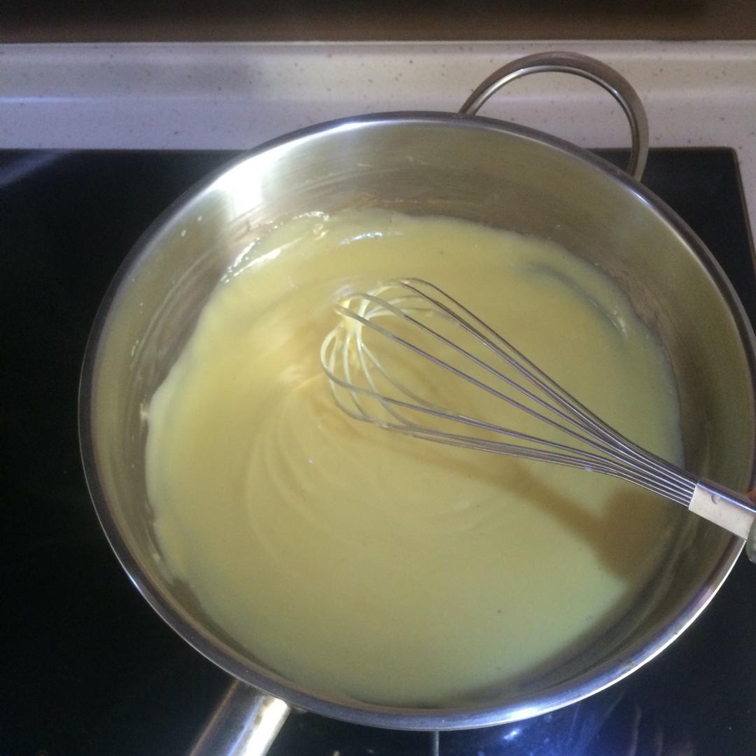 Vanilla/pandan custard 香草/香蘭蛋奶醬的做法 步骤4