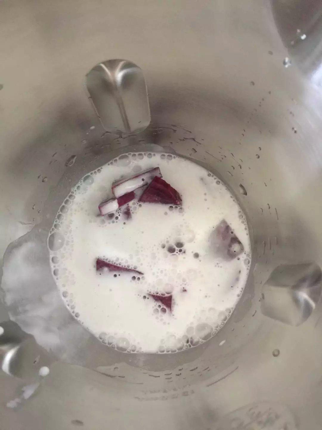 紫薯椰漿奶昔的做法 步骤3
