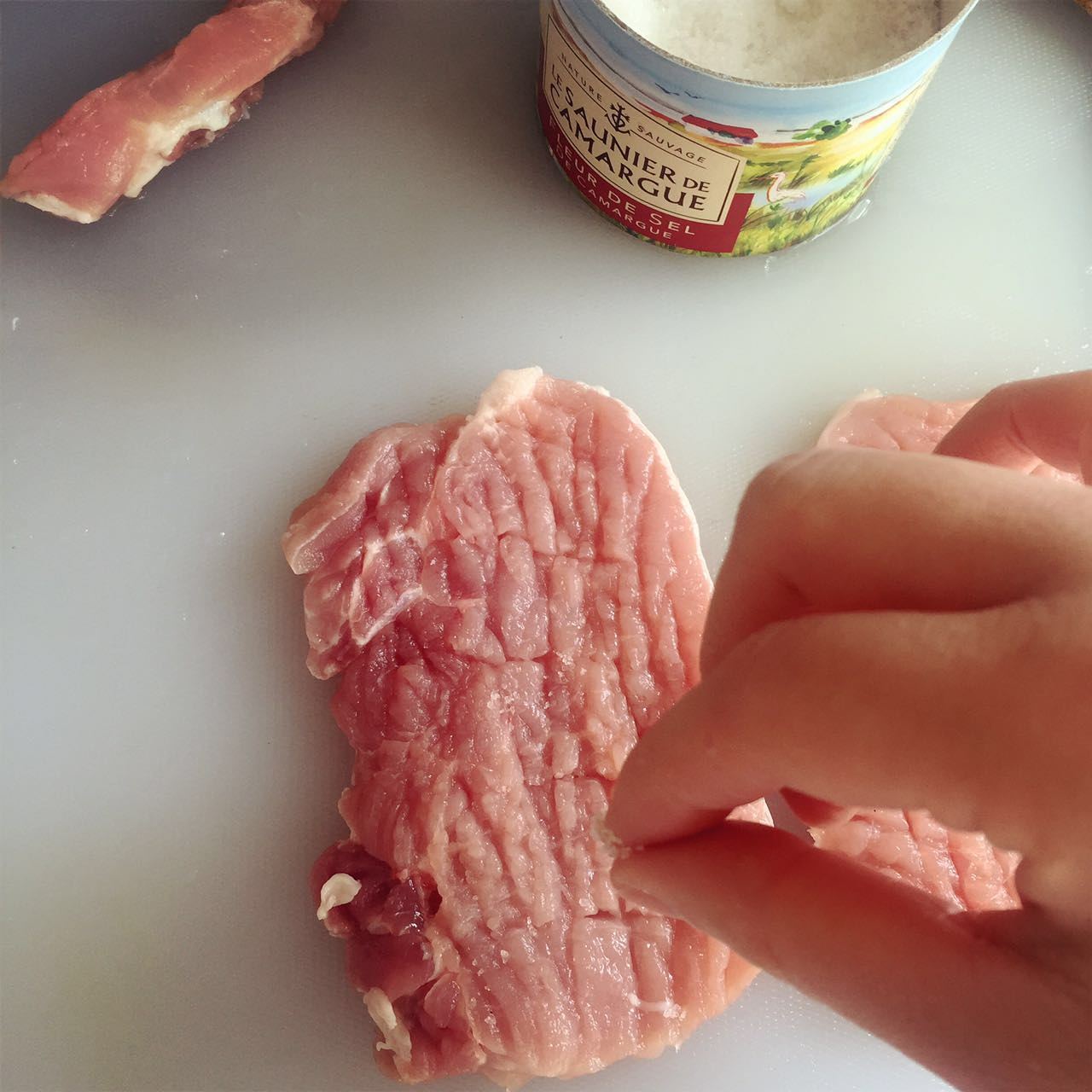 寶寶輔食：小芽食譜-日式炸豬排（烤箱版非油炸）的做法 步骤7