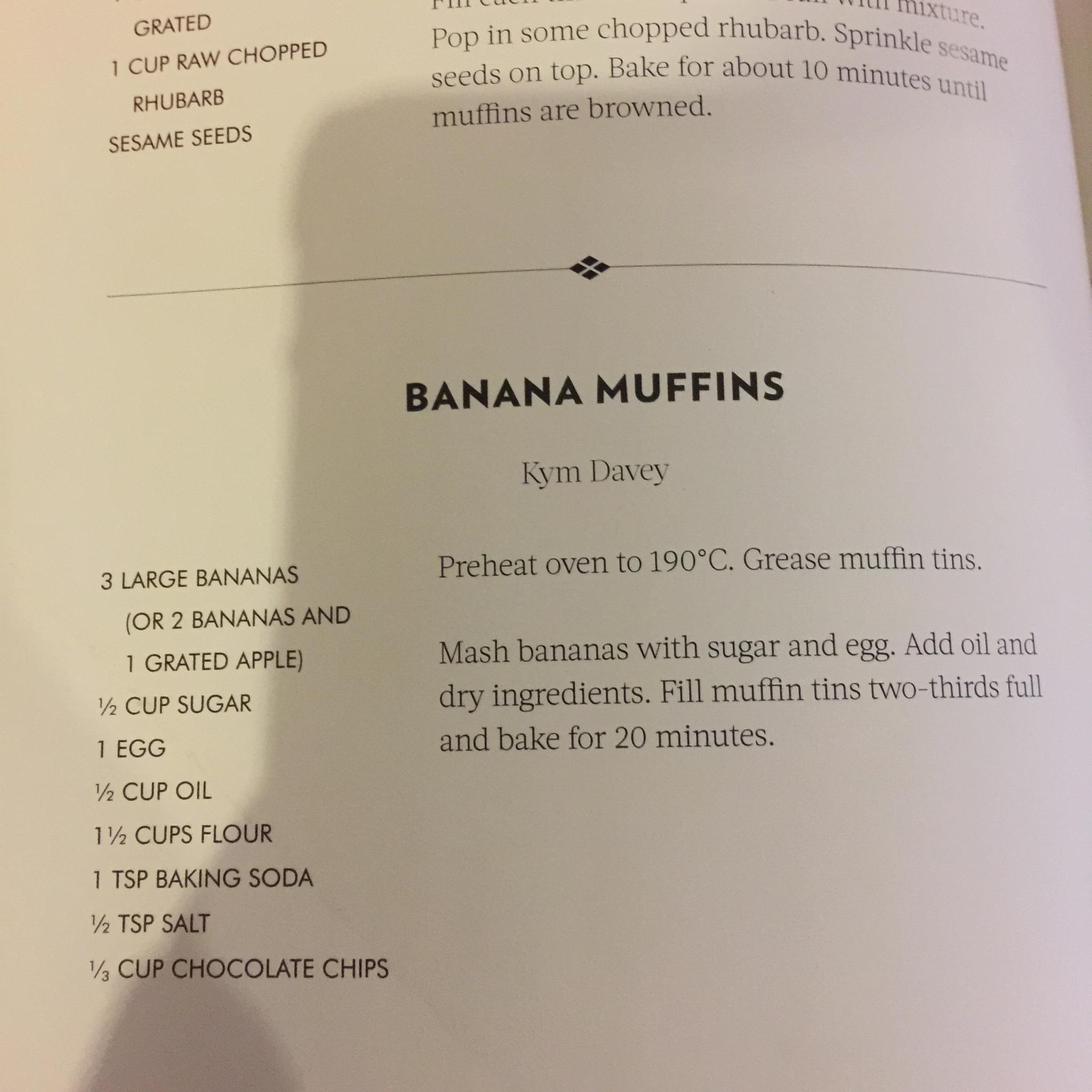 香蕉巧克力馬芬的做法 步骤1