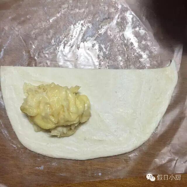 榴蓮酥·香蕉酥·蛋黃肉鬆酥的做法 步骤5