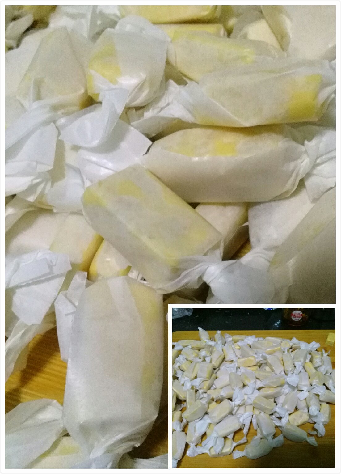 自制玉米味棉花糖版牛軋糖（麪包機）的做法 步骤8