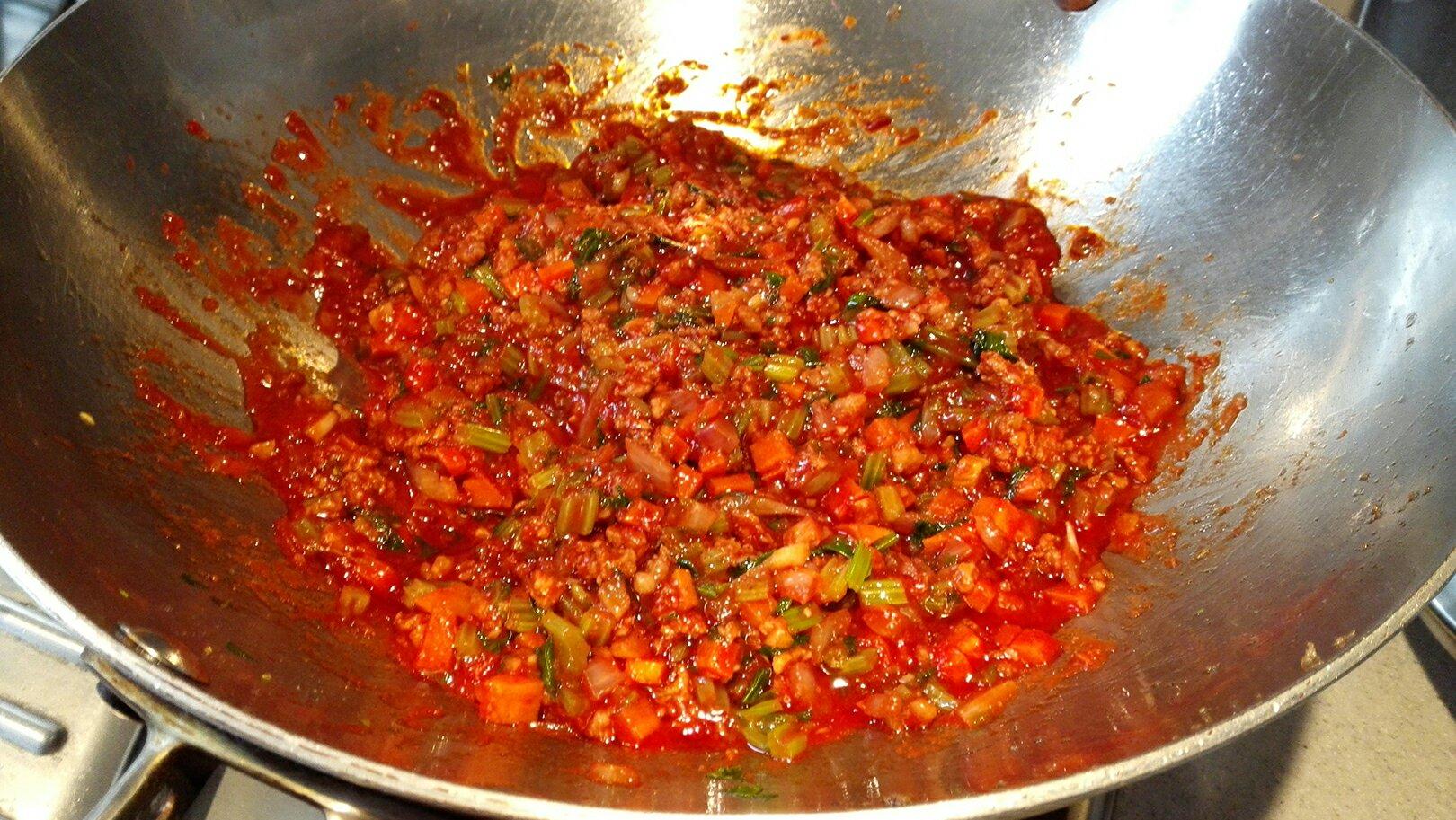 【義大利番茄牛肉醬】的做法 步骤6