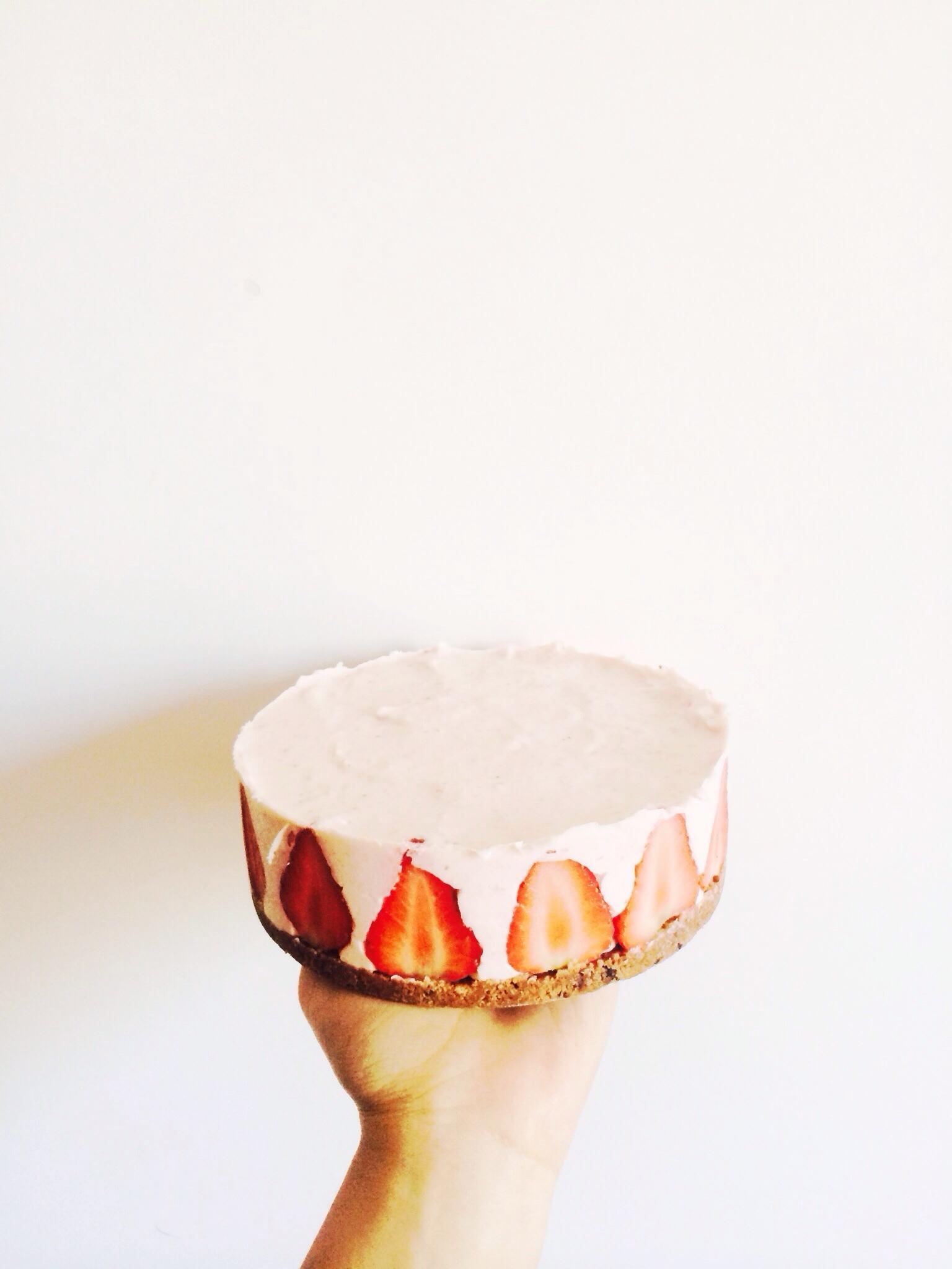 草莓慕斯蛋糕的做法 步骤8