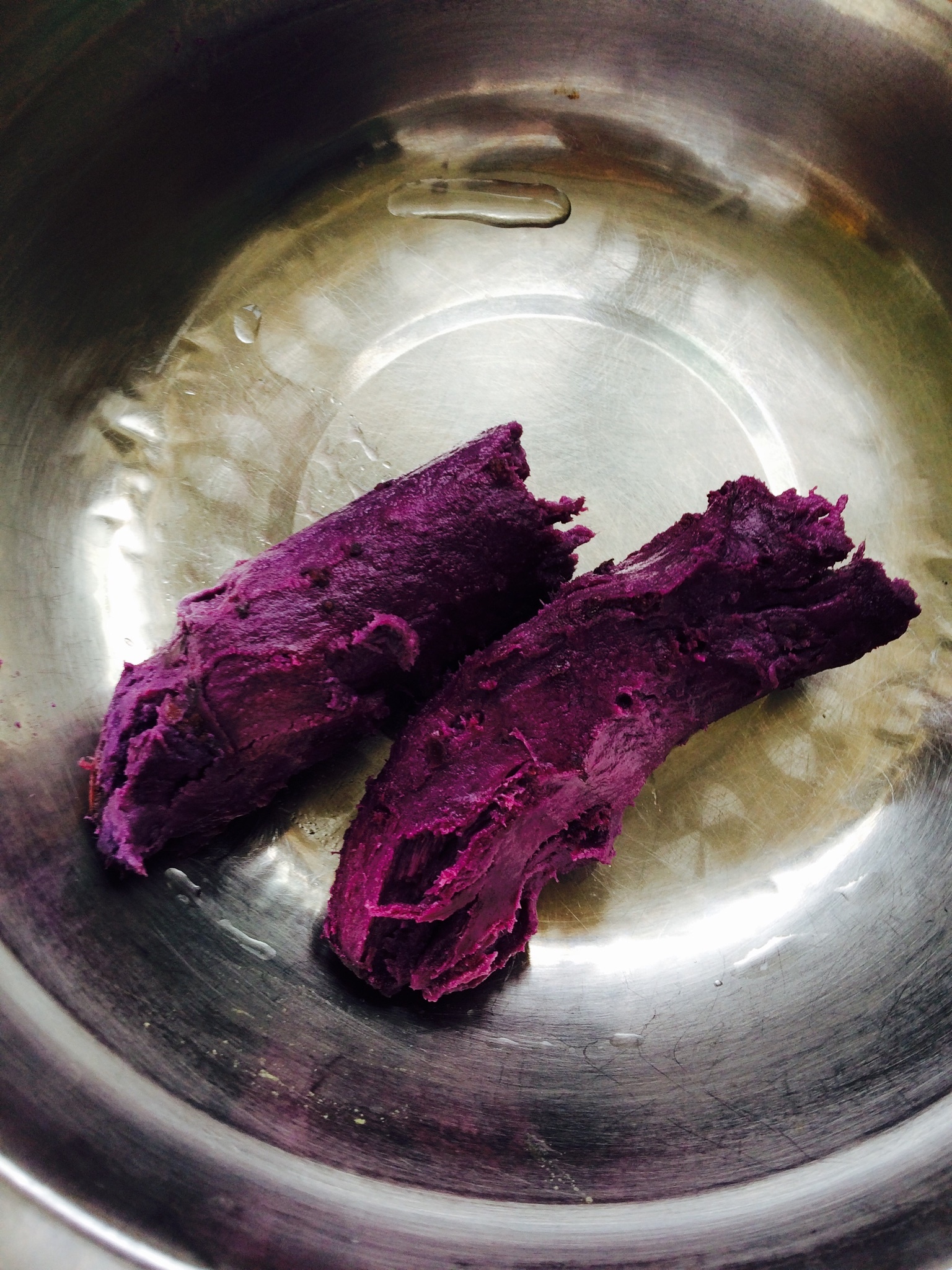 懶人早餐——紫薯餅的做法 步骤1