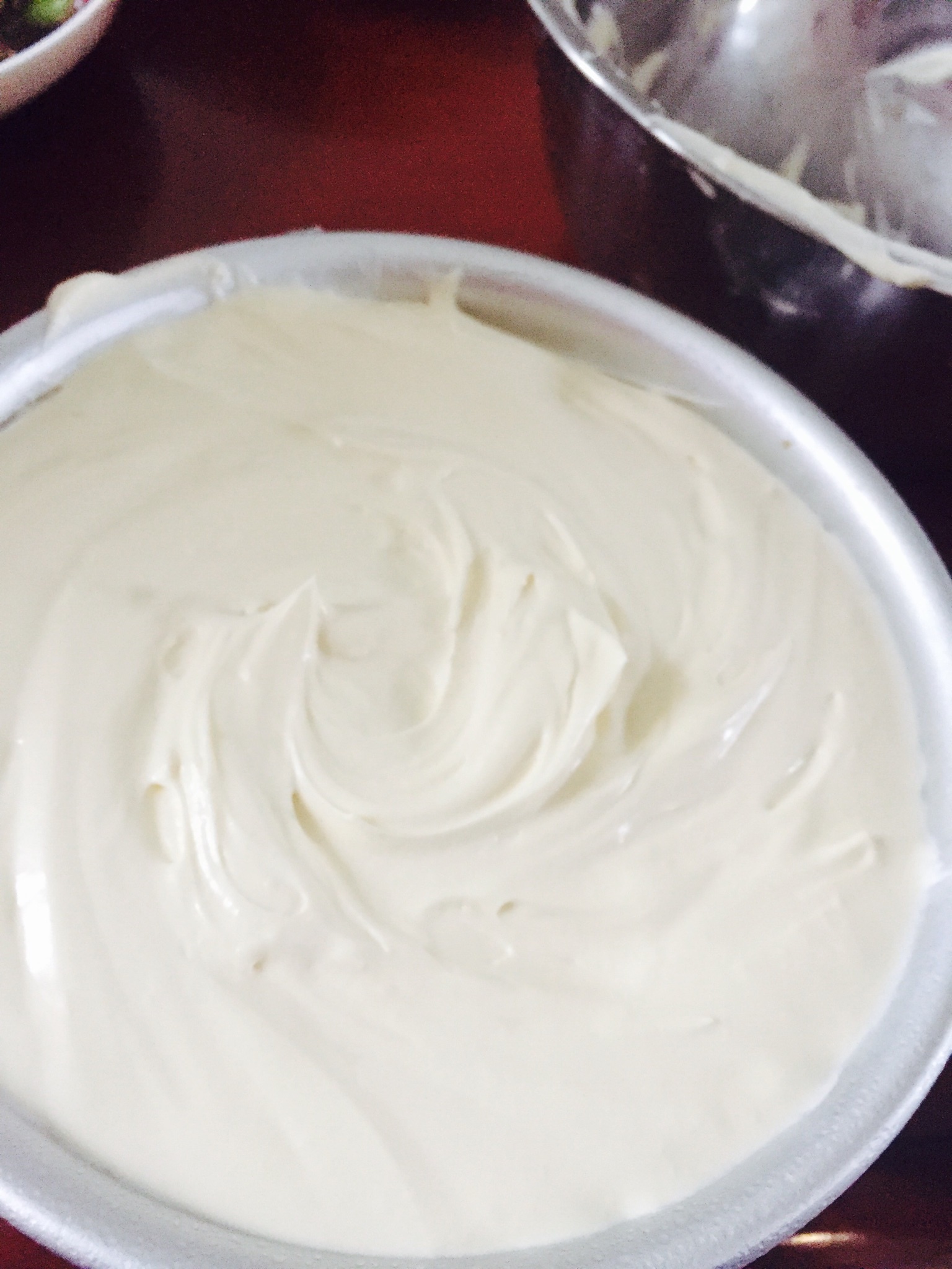紅豆白巧克力凍酸奶重乳酪芝士蛋糕的做法 步骤6