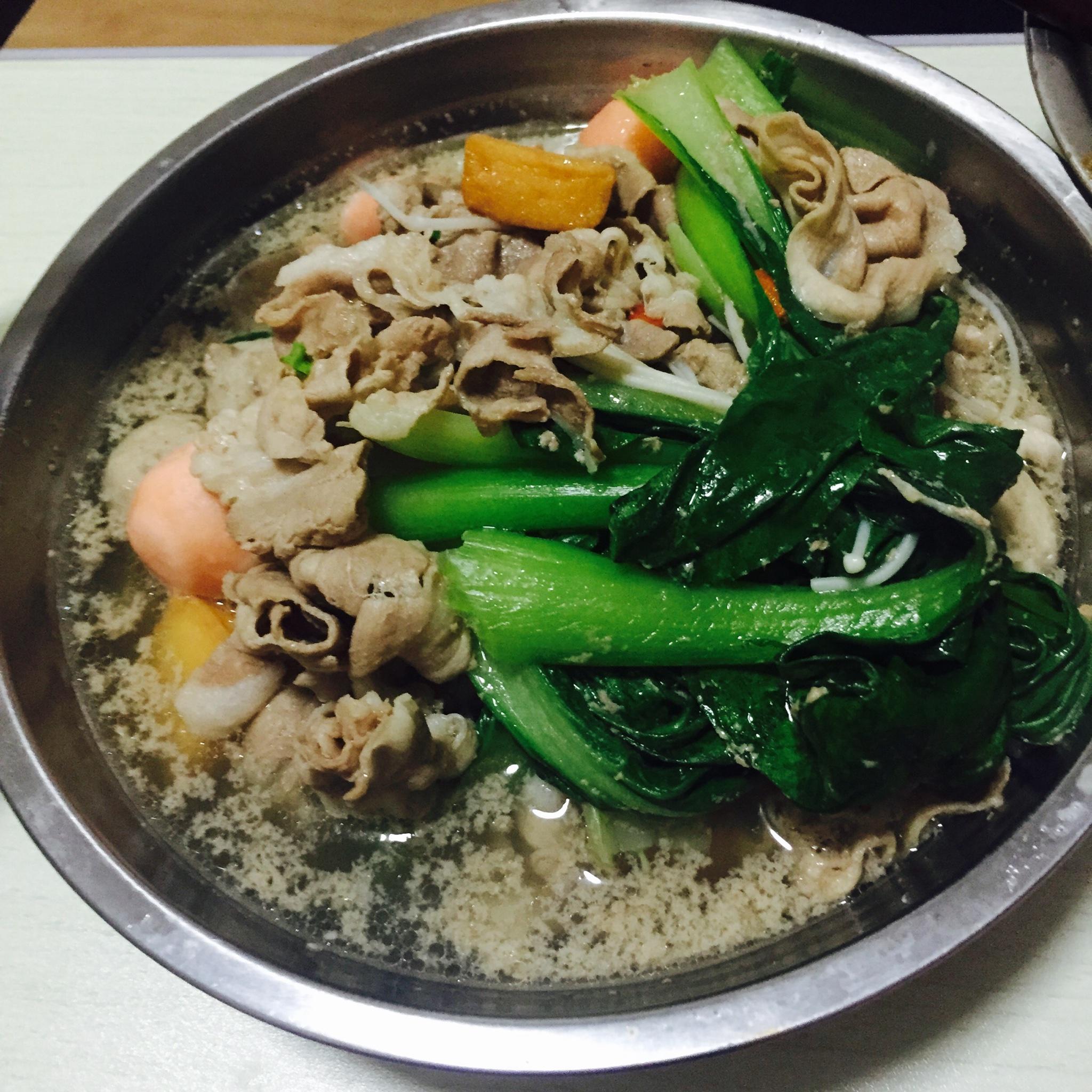 電飯煲涮羊肉的做法 步骤3