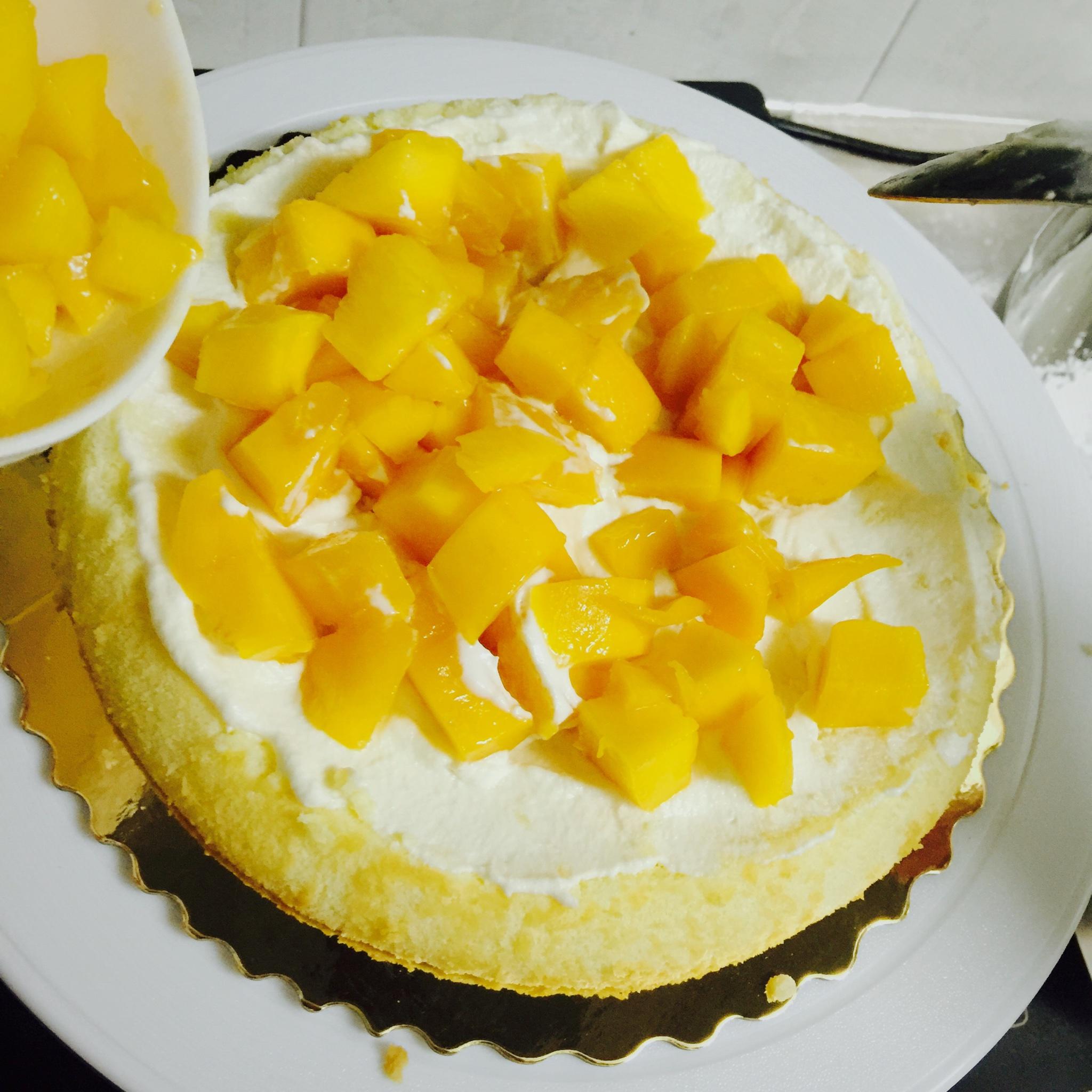 芒果蛋糕的做法 步骤1