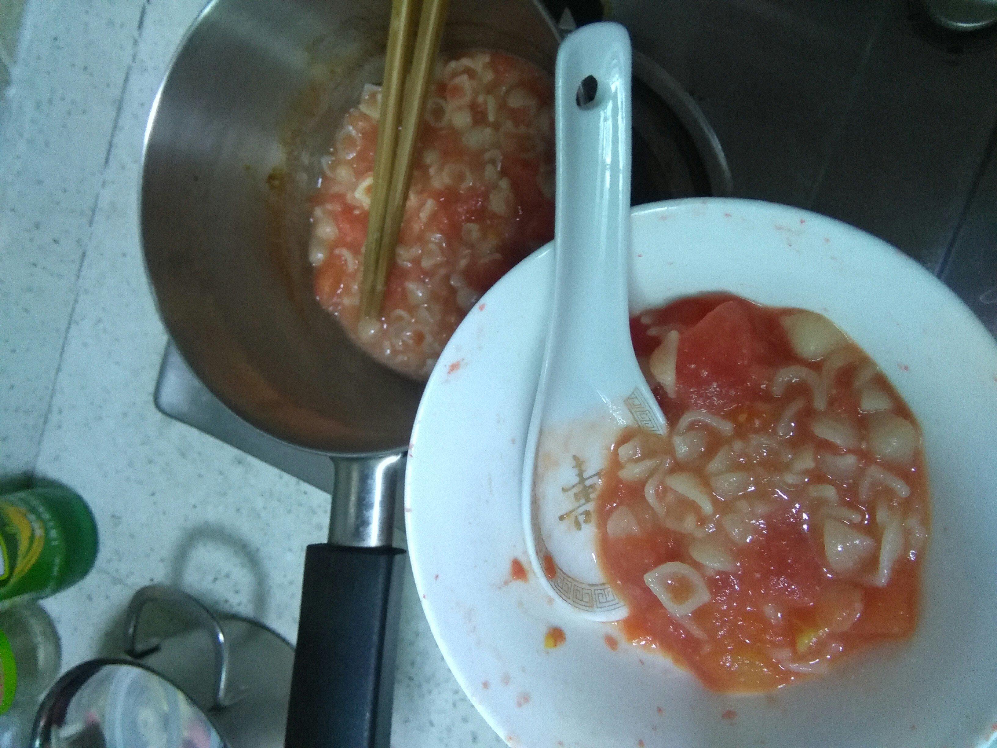 寶寶輔食：番茄貝殼面的做法 步骤6
