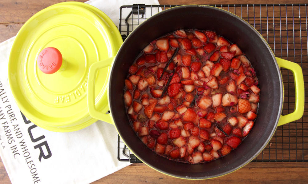 香草味草莓醬的做法 步骤4