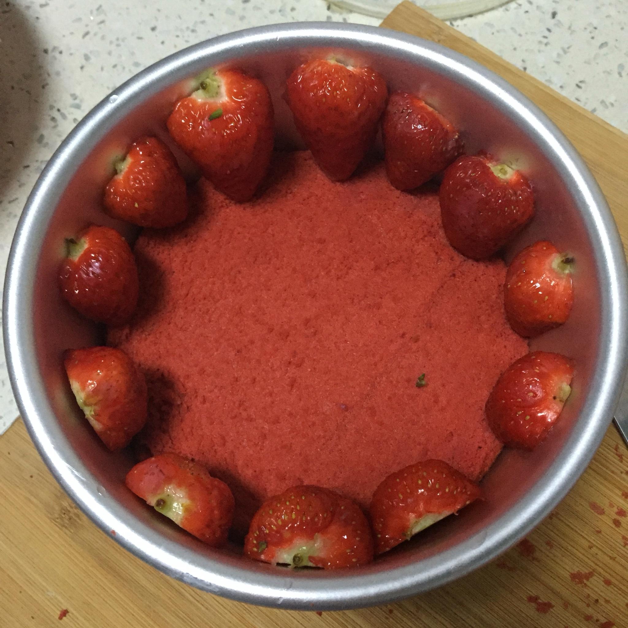 從裡紅到外的草莓慕斯的做法 步骤7