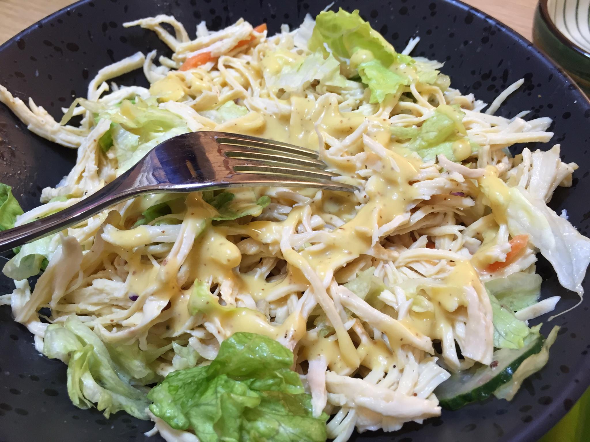 雞絲海苔蔬菜色拉（夏日低脂晚餐）的做法 步骤5