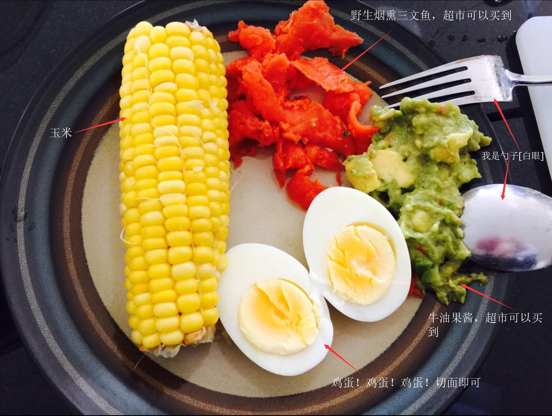 《手殘廚房》巨巨巨簡單的健康豐盛玉米早餐！的做法 步骤1