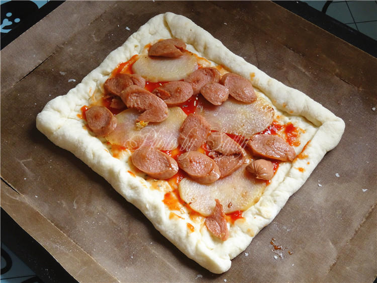 免揉披薩#東菱電子烤箱#的做法 步骤11