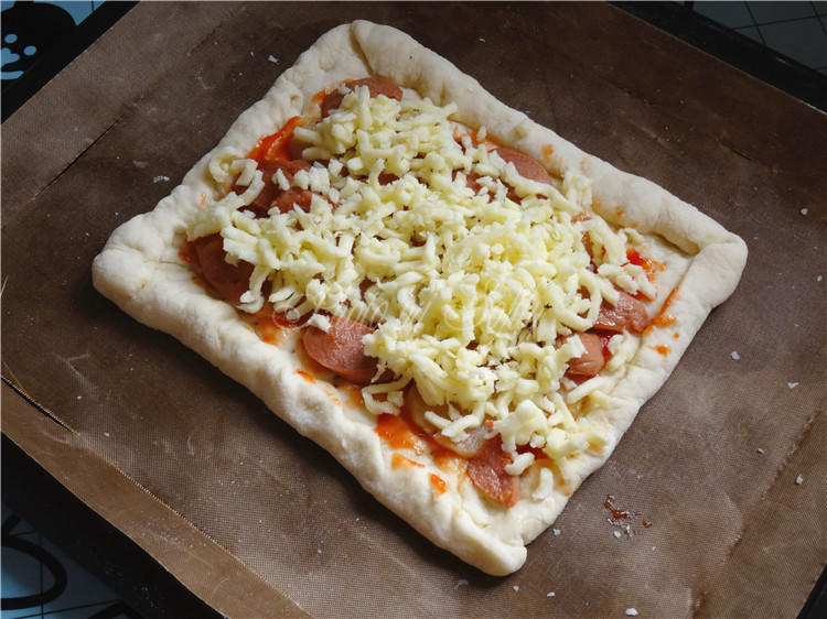免揉披薩#東菱電子烤箱#的做法 步骤12