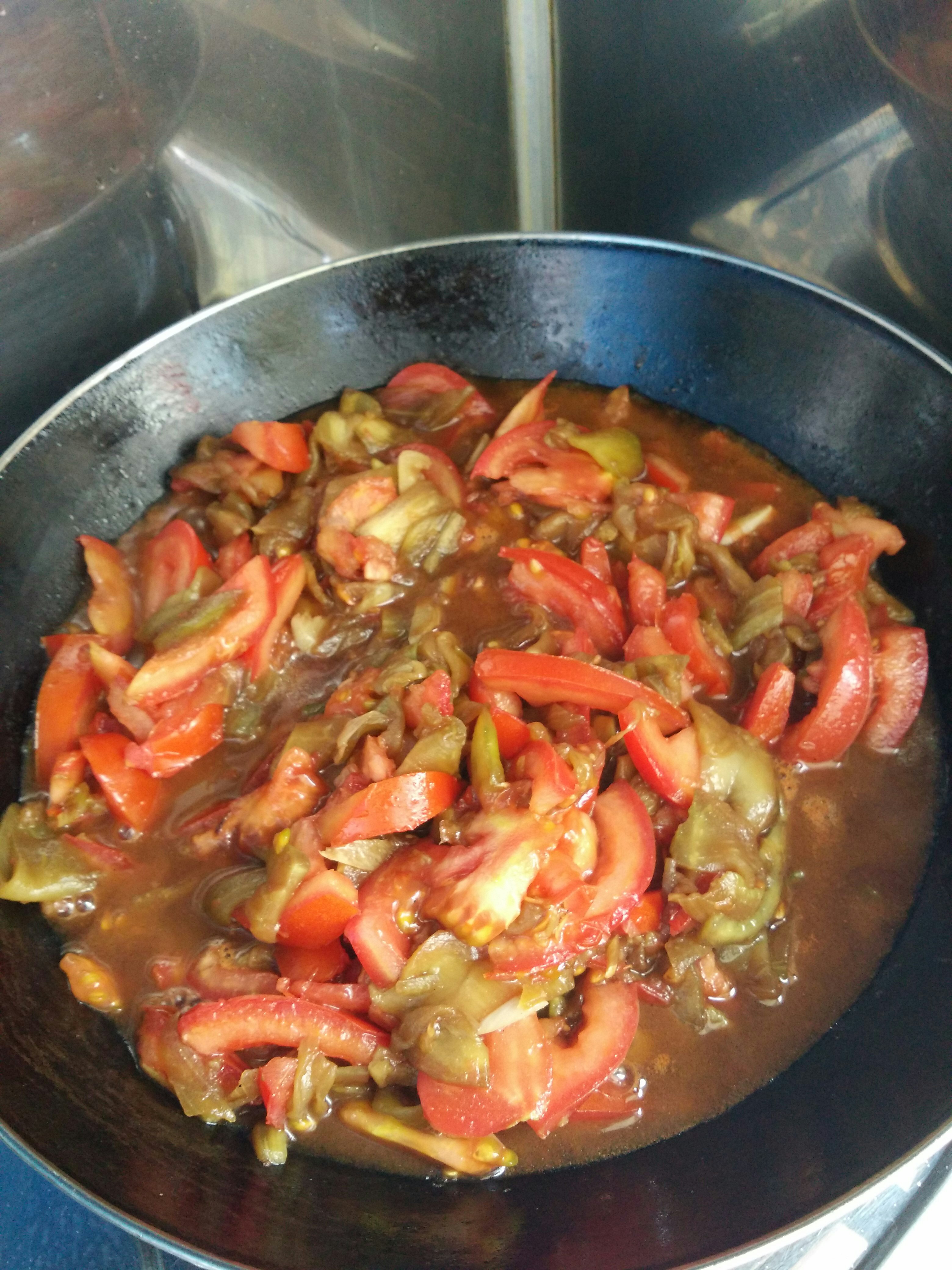 西紅柿茄子滷(山西婆家飯～)的做法 步骤7
