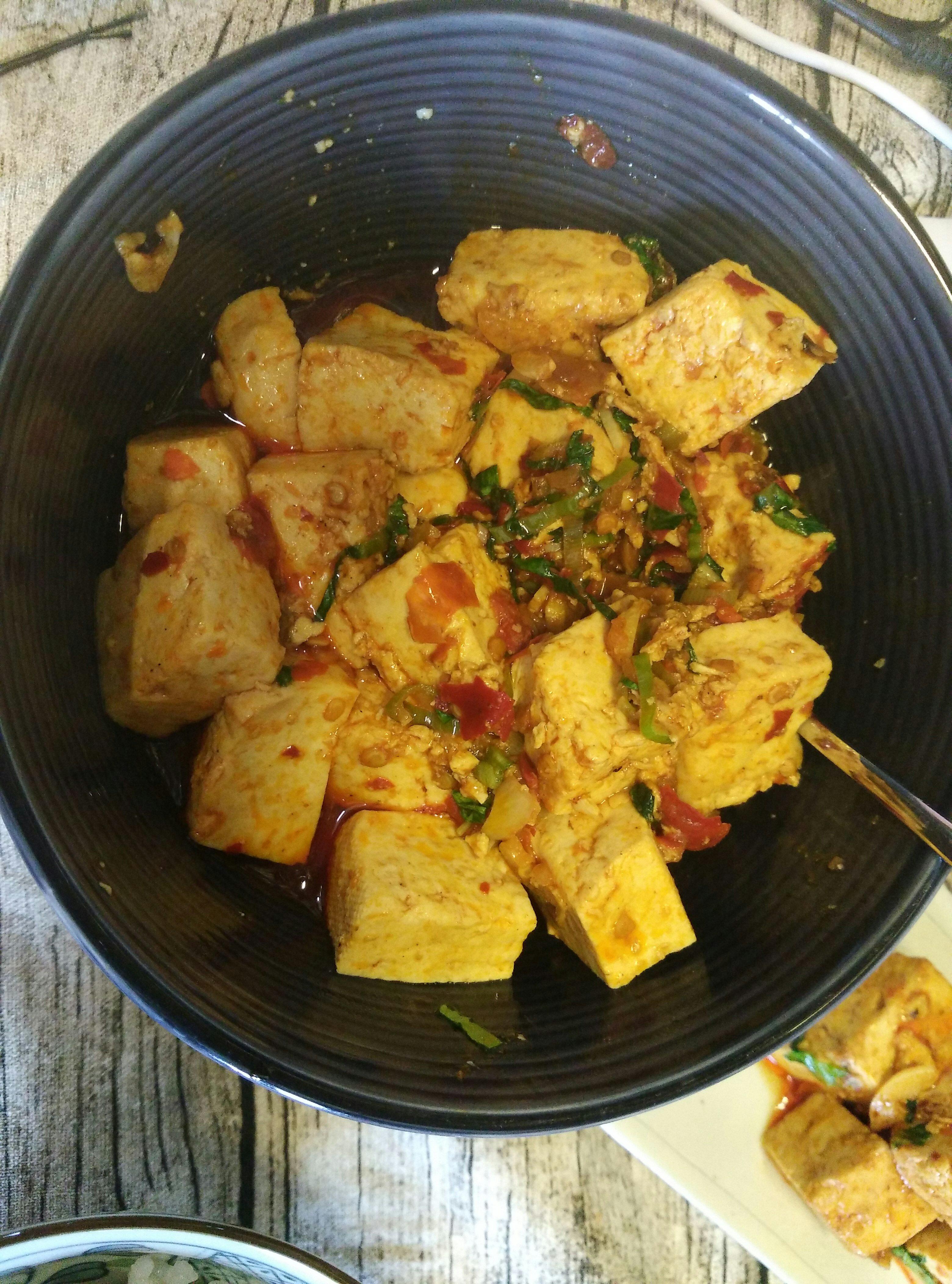 吃貨的減肥食譜——燒豆腐的做法 步骤4