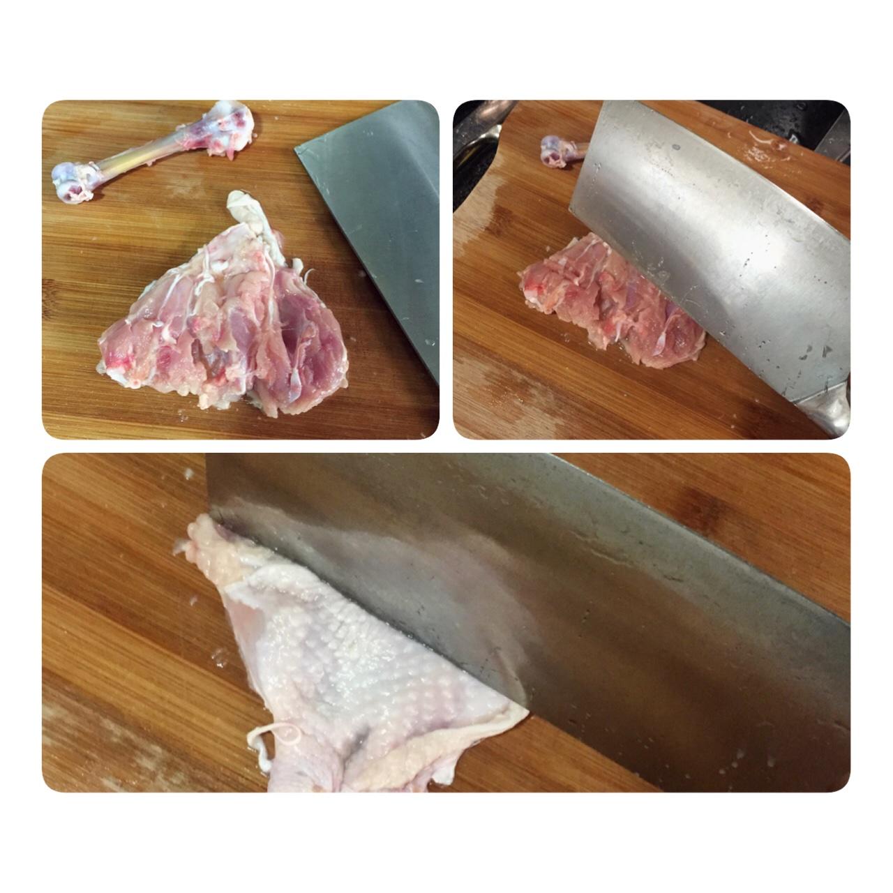 簡單的香煎雞腿蓋澆飯的做法 步骤1