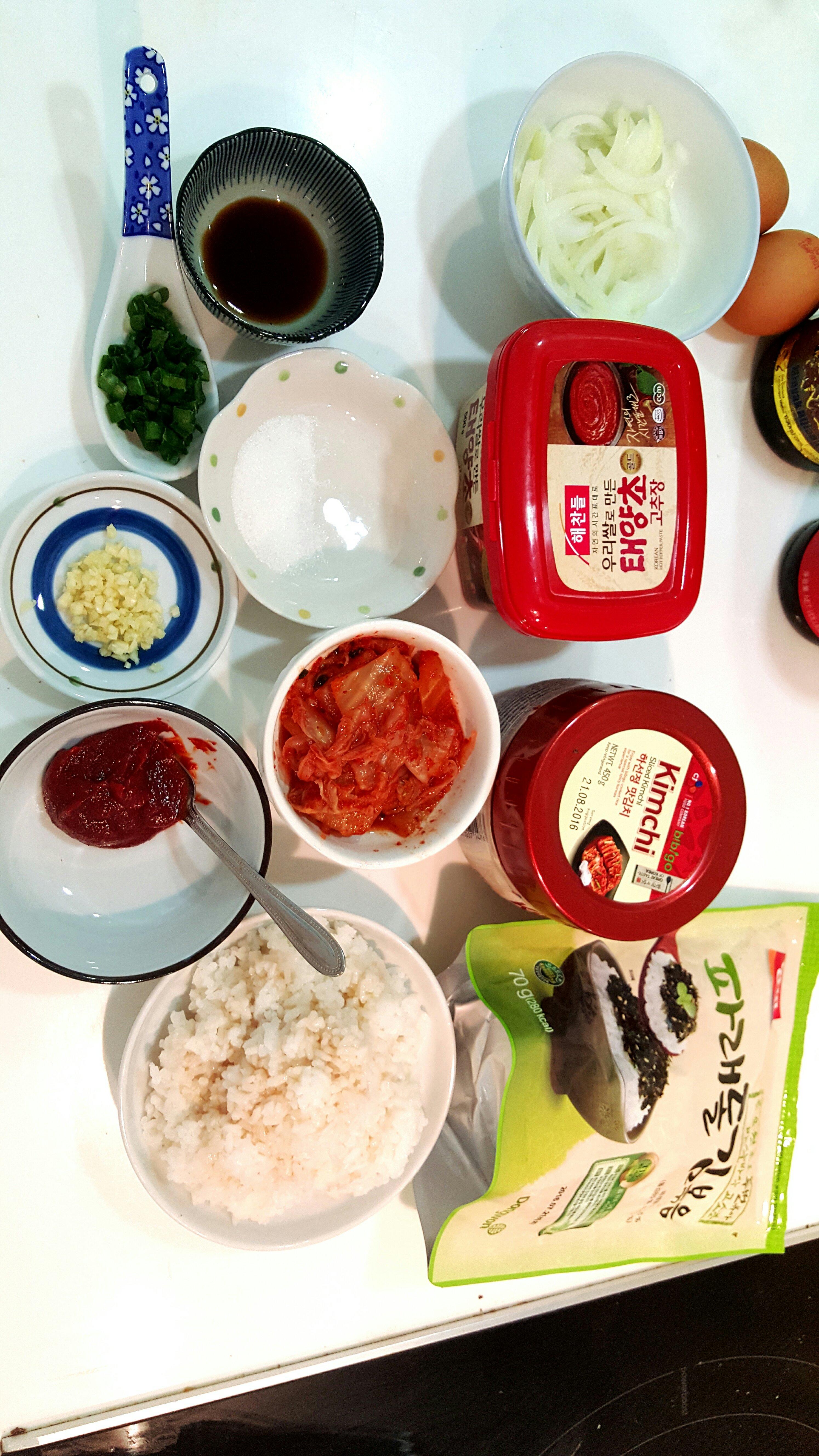 終極韓式泡菜炒飯的做法 步骤1