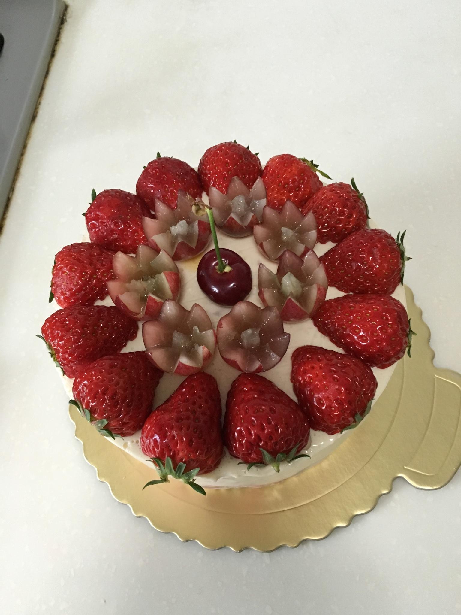 草莓酸奶芝士蛋糕（有蛋糕體夾層）的做法 步骤5