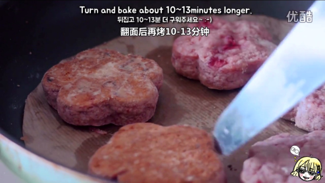 【沒有烤箱微波爐的福音】櫻花草莓司康餅的做法 步骤14