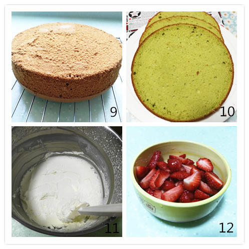 東菱電子烤箱之青汁木糖醇蛋糕的做法 步骤9