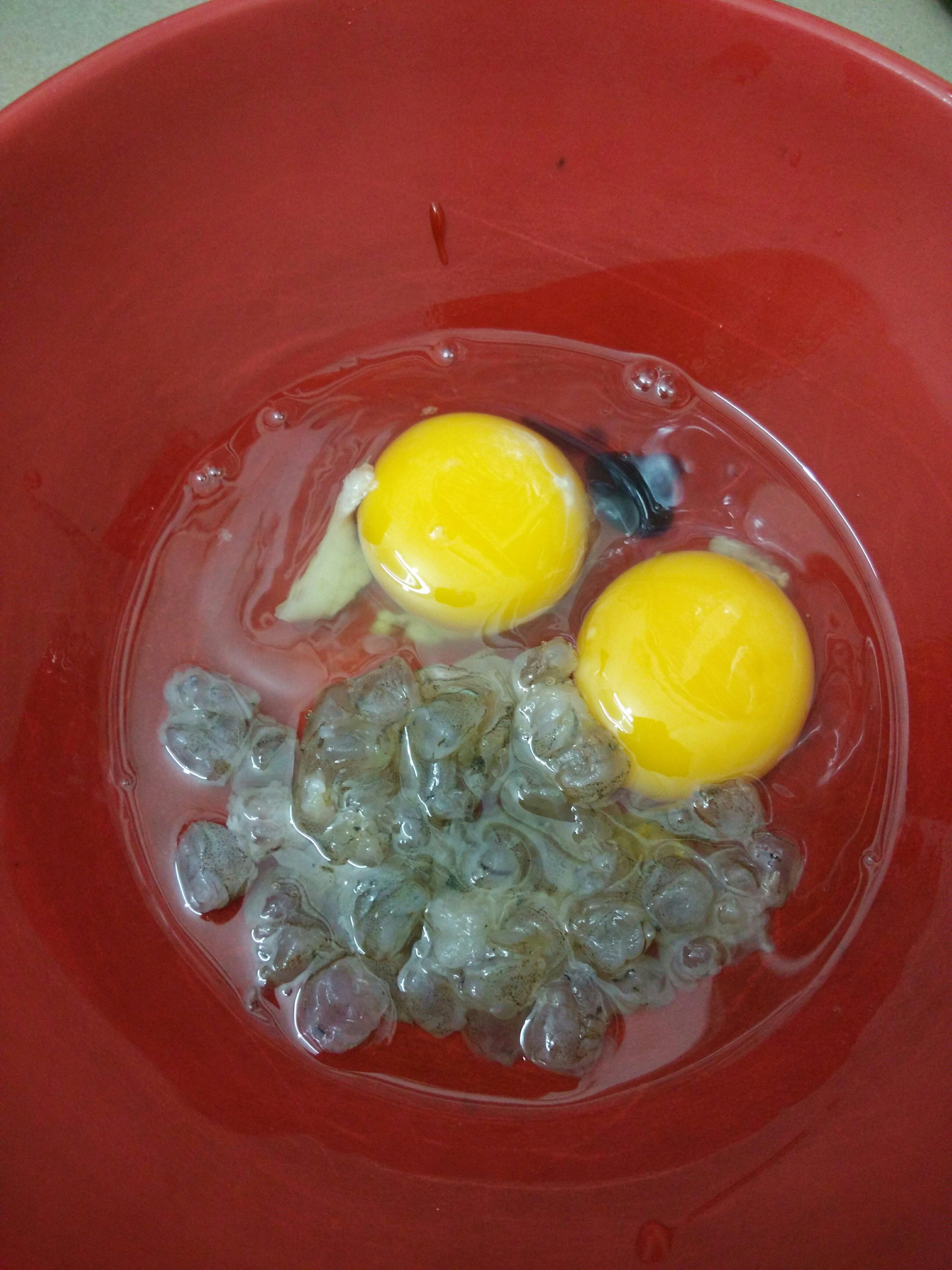 蝦仁煎蛋的做法 步骤3