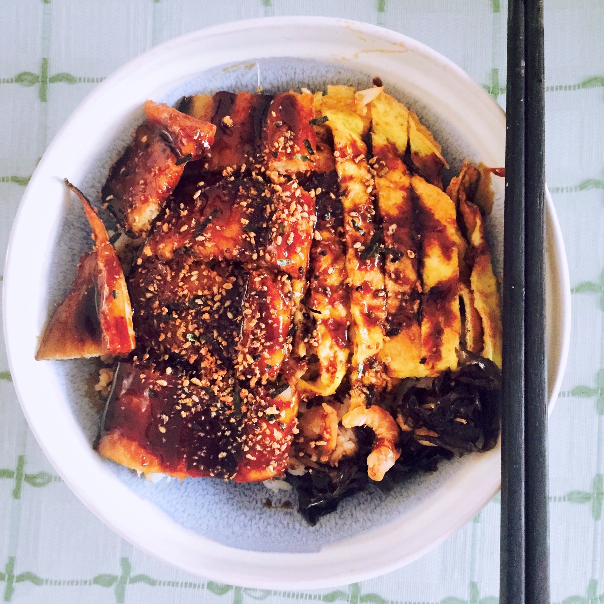 單身午餐—蒲燒鰻魚飯的做法 步骤15