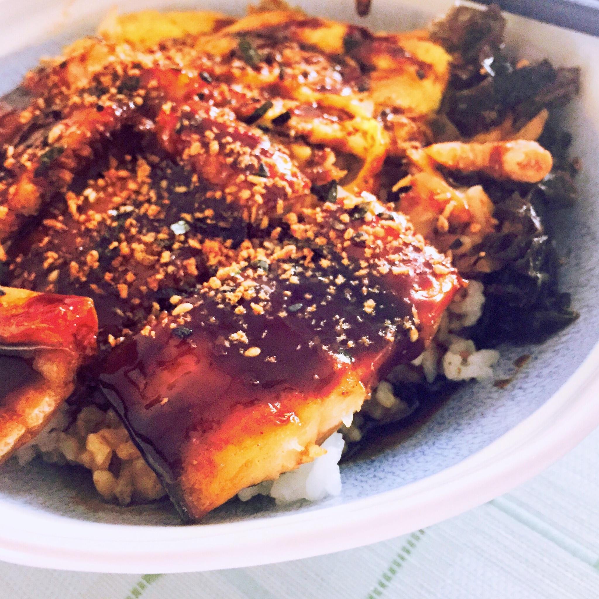 單身午餐—蒲燒鰻魚飯的做法 步骤17