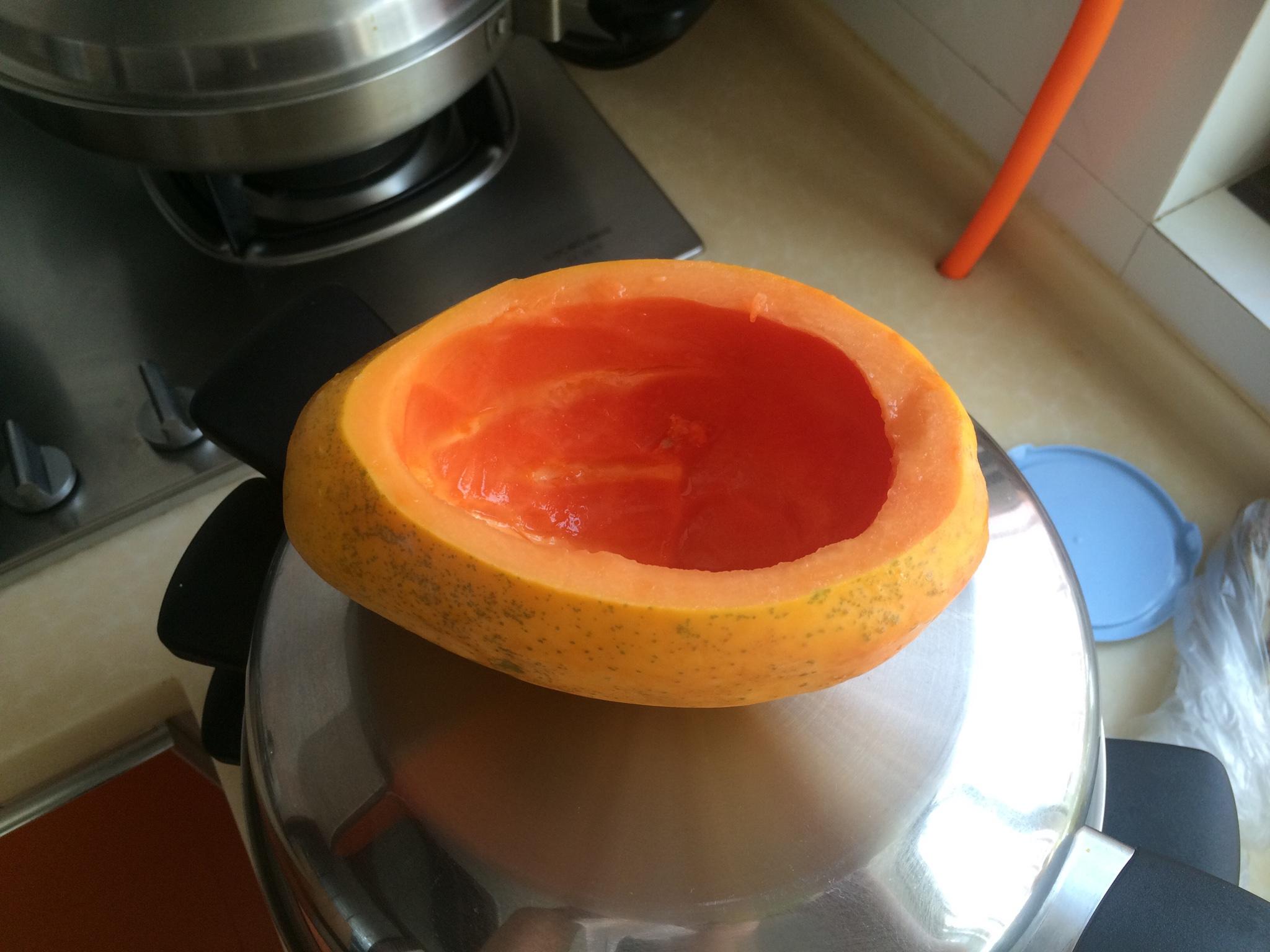 木瓜椰奶銀耳雪梨糖水的做法 步骤1