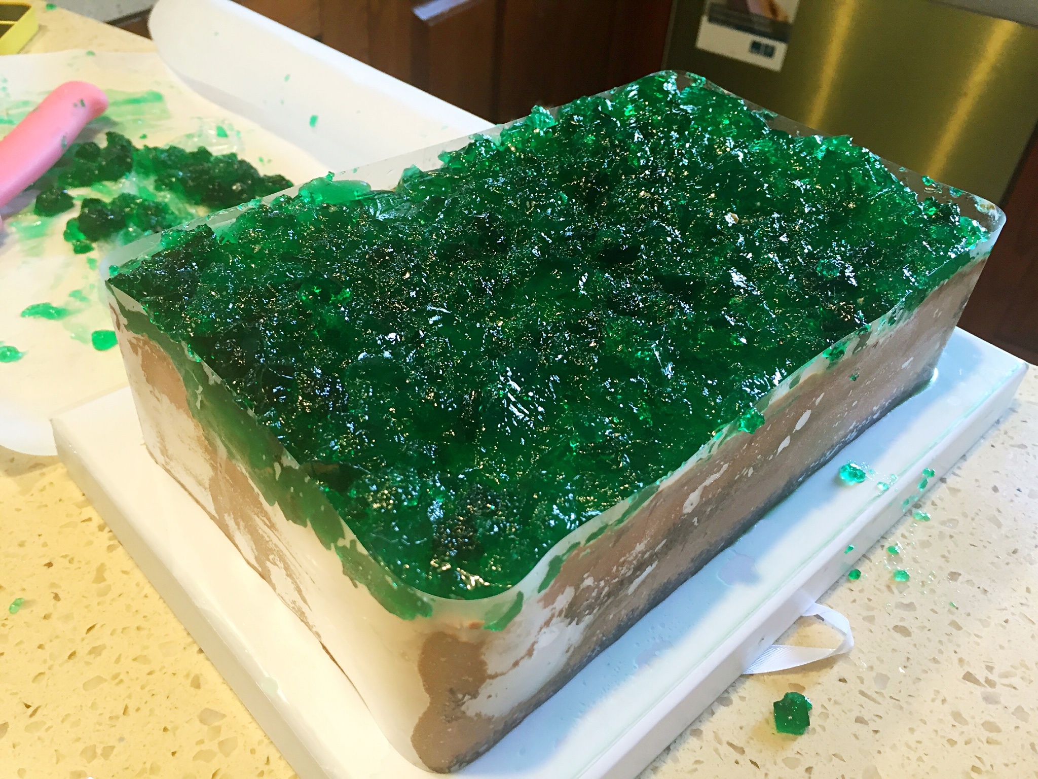 Minecraft我的世界造型蛋糕的做法 步骤2