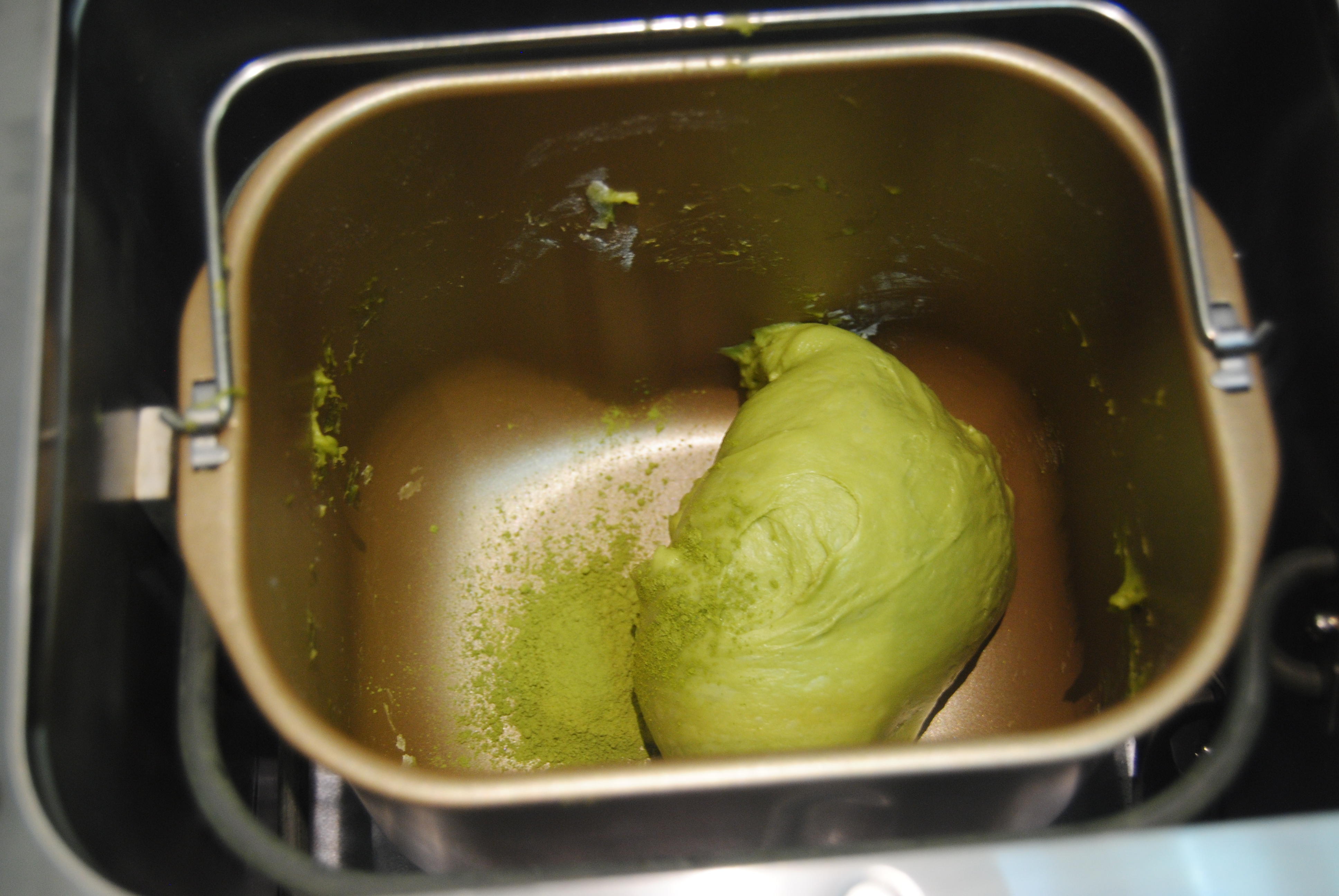 東菱電子烤箱之抹茶漸變土司的做法 步骤3