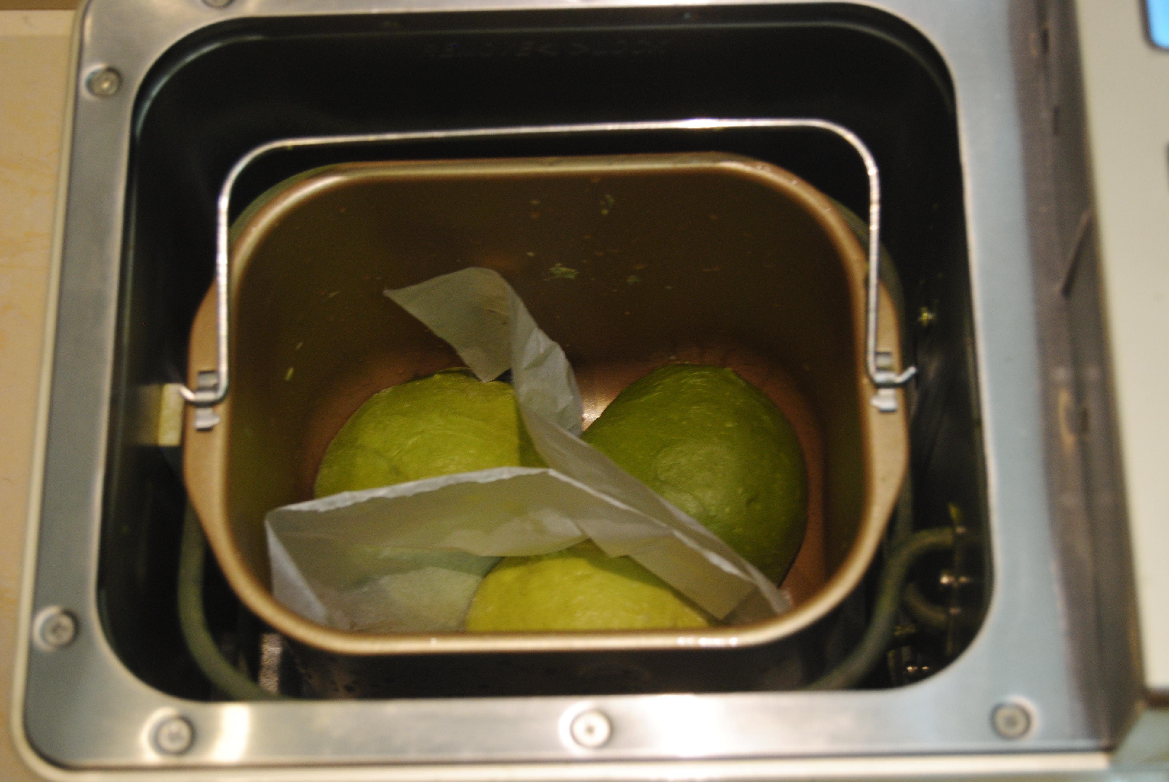 東菱電子烤箱之抹茶漸變土司的做法 步骤6