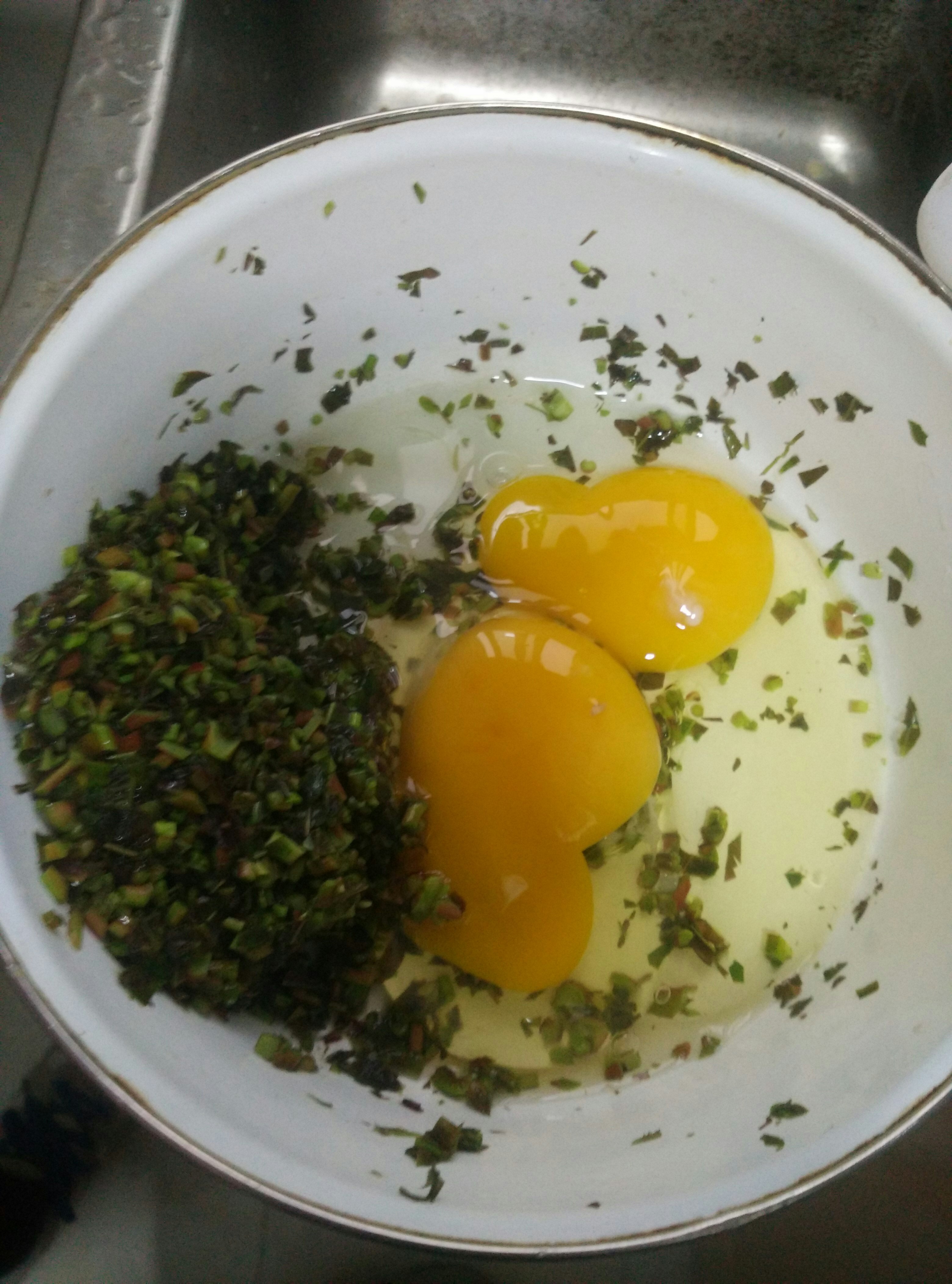 春天小菜之香椿煎蛋的做法 步骤4
