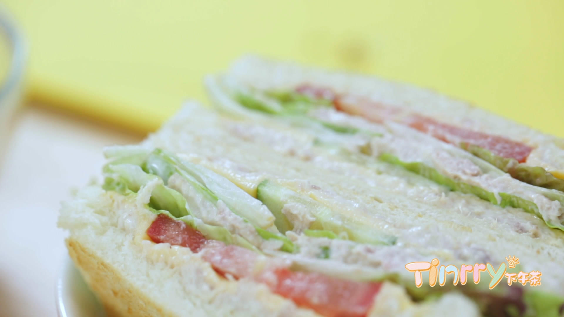 《Tinrry下午茶》教你做吞拿魚三明治的做法 步骤12