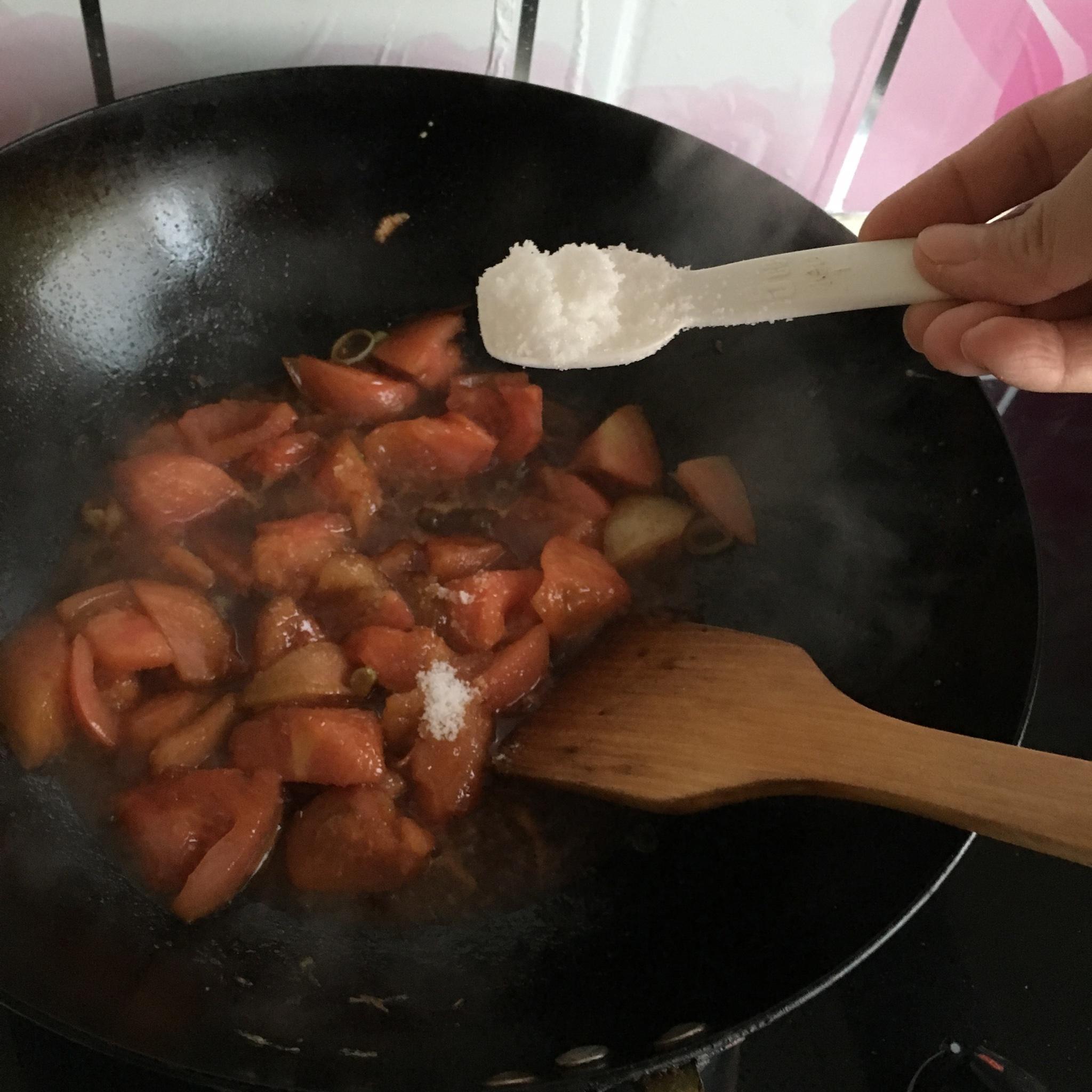 我愛家常菜----西紅柿炒雞蛋的做法 步骤8