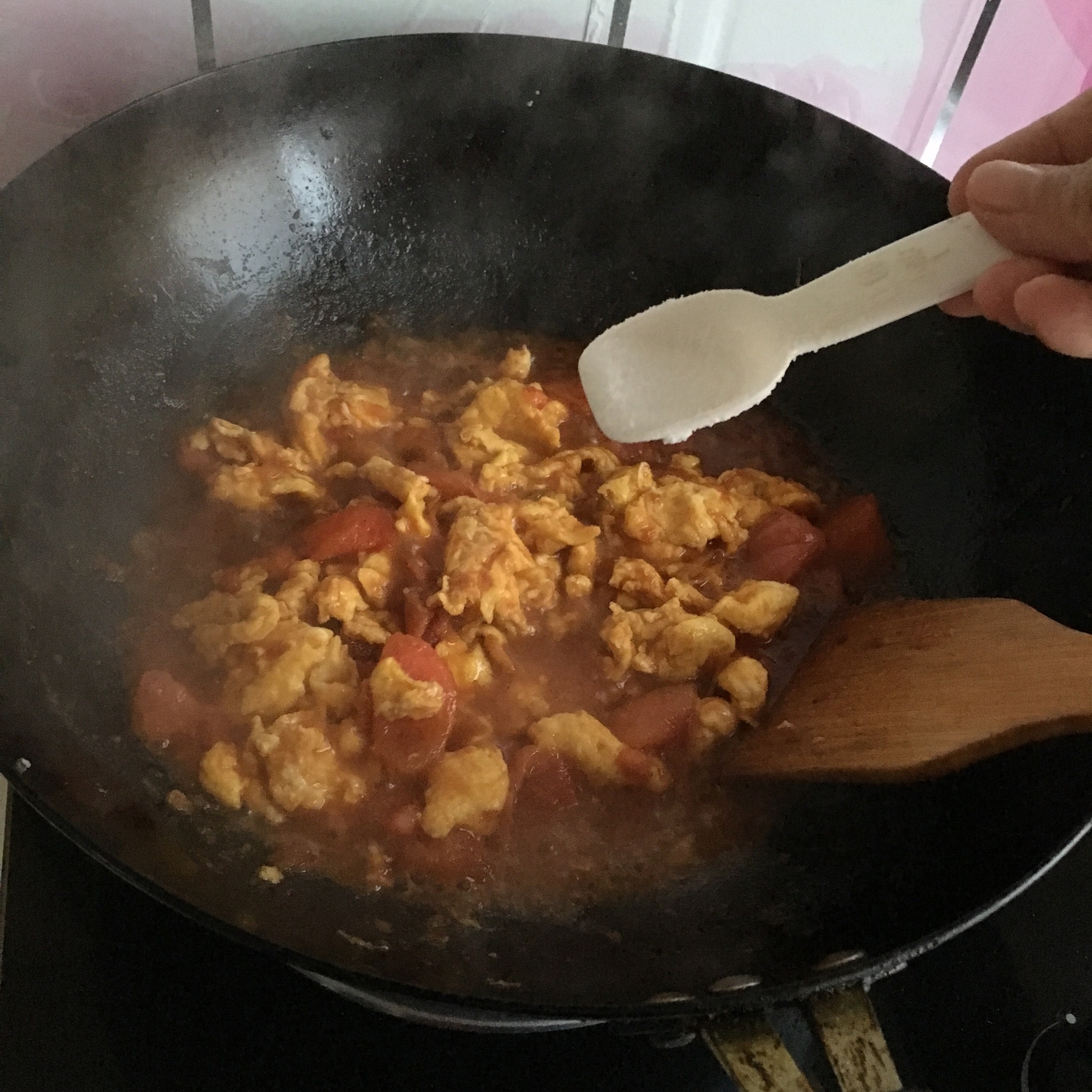 我愛家常菜----西紅柿炒雞蛋的做法 步骤10