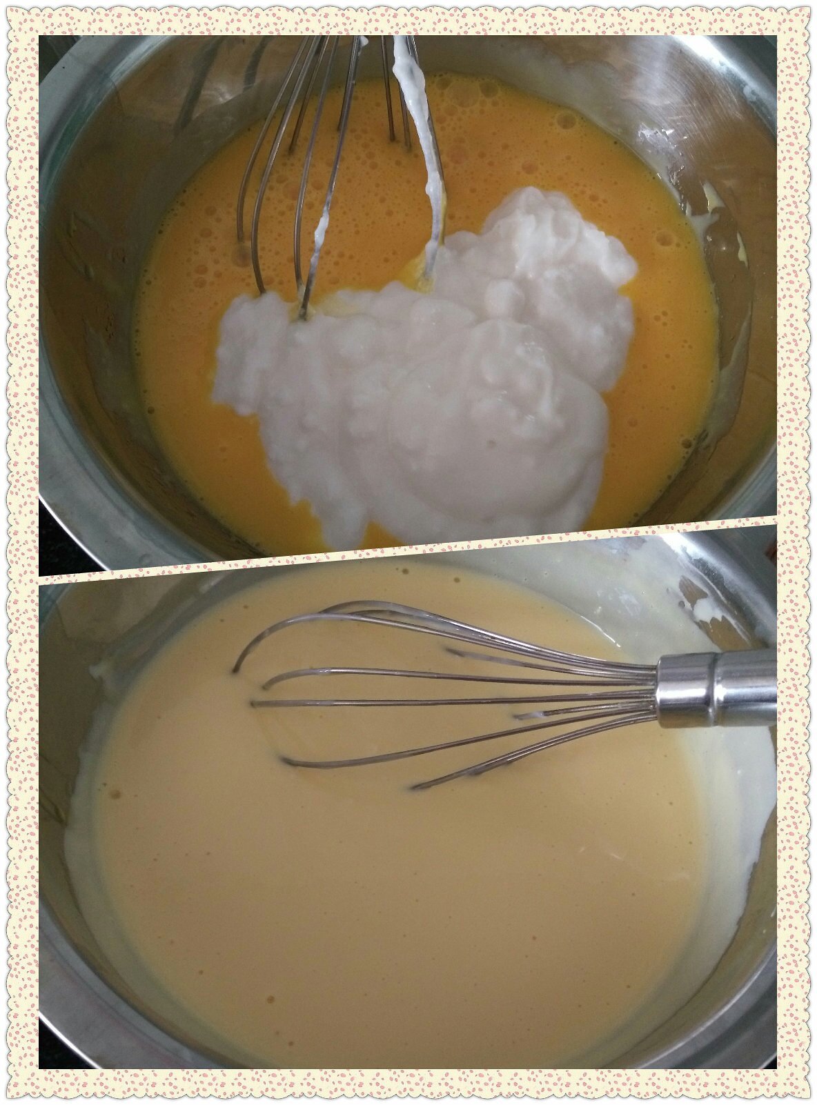 十寸酸奶蛋糕（方型模具）的做法 步骤3